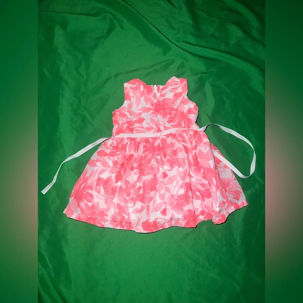 Carter's Pink Floral Kids Formal Dress size 3 Months